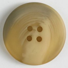 Beige Polyester Button - 34mm with 4 holes