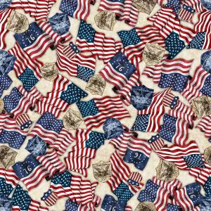 1776 Flags  250 Crest in Birch