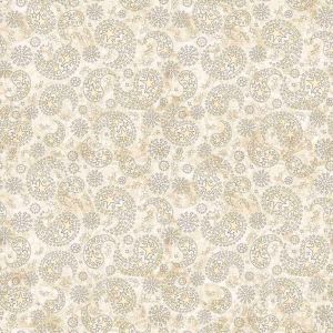 1776 Paisley  Stars in Cream