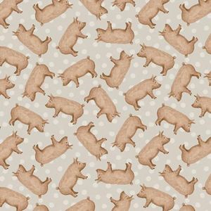 A Beautiful Day Tossed Pigs in Beige