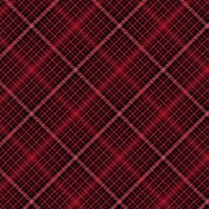 A Botanical Season Festive Tartan in Red