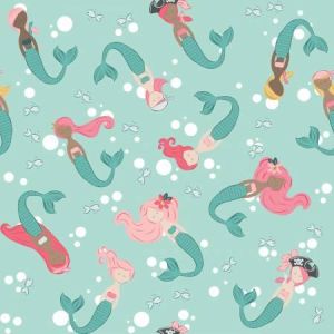 Ahoy Mermaids Main Seafoam