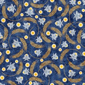 All Indiana Shop Hop 2026 Fireflies in Navy