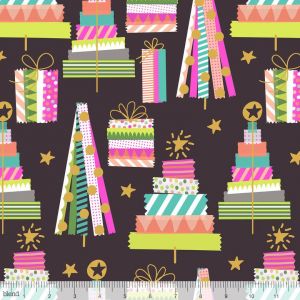 All Is Bright Holiday Washi in Brown 