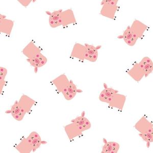 Animal Alphabet Tossed Pigs in Cream