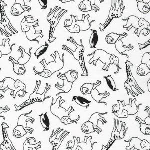Animal Club Tossed Animals in White