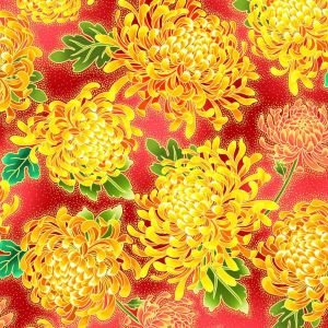 Asian Garden 2 Mums in Orange