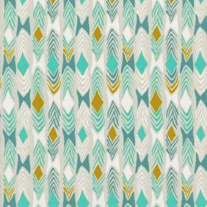 August DiamondChevron in Aqua