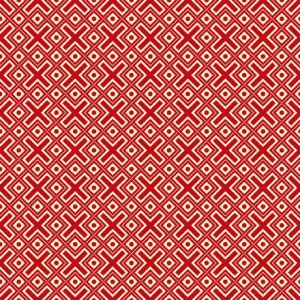 Backyard BBQ Set Geo in Red