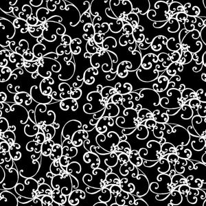 Be an Angel Elegant Scroll in Black