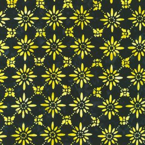 Bees and Flowers Batik Bees  Flowers in Night