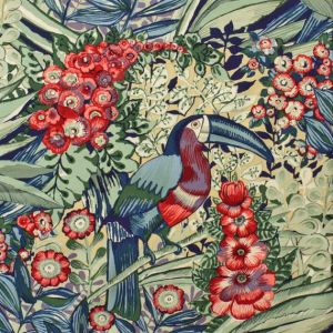 Brazilia Toucan Jungle Bird in Indigo