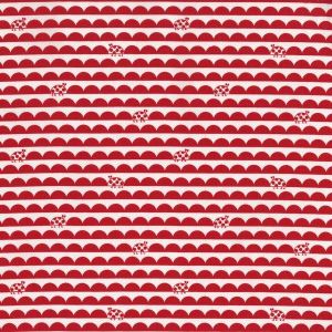 Bugsy Ladybug Scallop in Red