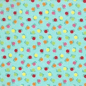 Bugsy Little Snails in Aqua