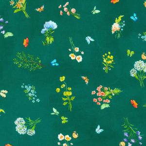 Bunny Lane Flowers in Teal