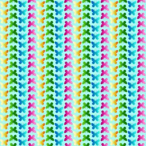 Butterfly Bliss Butterfly Ombre Stripe in Turquoise