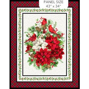 Cardinal Christmas Cardinal Panel