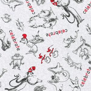 Celebrate Seuss Tossed Characters in Grey