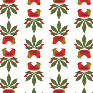 Charley Harper Holidays White Cardinal Consort