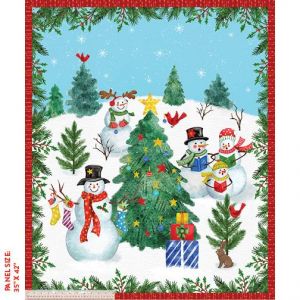 Chilly Friends Christmas Day Panel