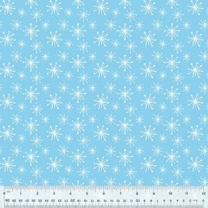 Chilly Friends Snowflakes in Sky