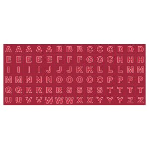 Christmas Glow Red Letters Glow In The Dark Panel
