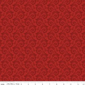 Christmas Greetings Scroll in Red