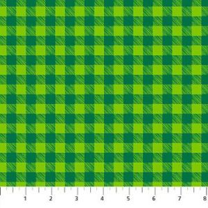 Christmas Magic 38 Gingham in Green