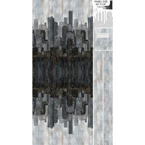 City Lights Black Bag Panel