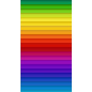 Color Play Colorwaves Stripe in Rainbow