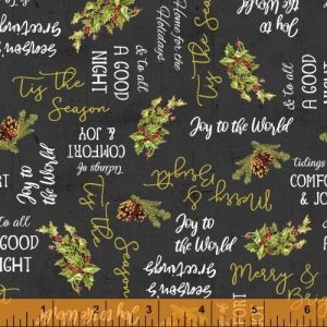 Comfort  Joy Black Holiday Phrases