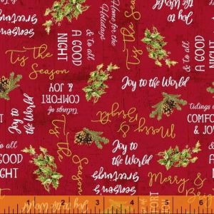 Comfort  Joy Red Holiday Phrases