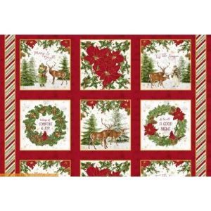 Comfort  Joy Red Panel