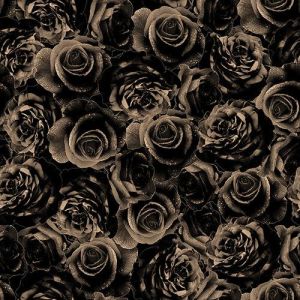 Deja Boo Roses in Black