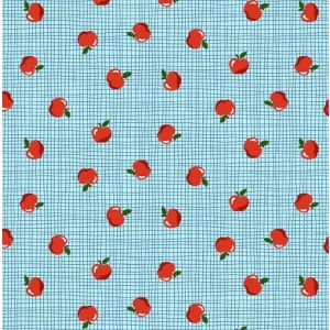 Down on the Farm Apple Orchard in Light Blue