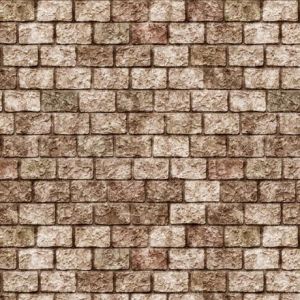 Dragon Quest Dungeon Brick Wall in Browns