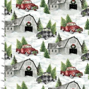 Dreaming of a Farmhouse Christmas Christmas Farm in Gray
