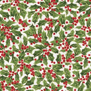 Evergreen Bows Holly in Light Gray