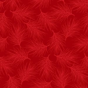 Evergreen Bows Pine Needles in Red