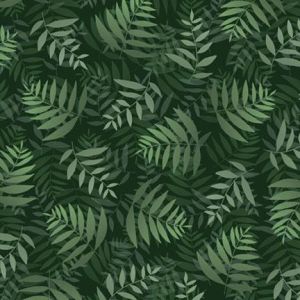 Fablewood Foliage in Dark Green