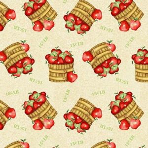 Farm Raised Cream Apple Basket