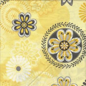 Felicity Large Flowers in Yellow