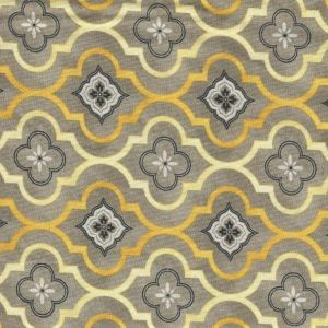 Felicity Quatrefoil in Gray