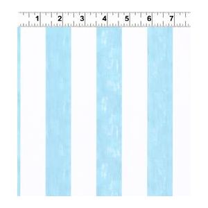Flowering Around Stripe in Light Blue