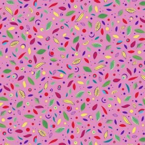 Froggy Pond Leaf Geo in Pink
