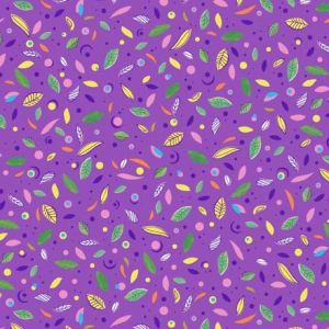 Froggy Pond Leaf Geo in Violet