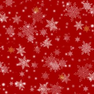 Gifts From Santa Snowflakes in Red