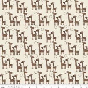 Giraffe Crossing Brown Giraffe