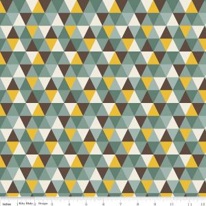 Giraffe Crossing Teal Diamond