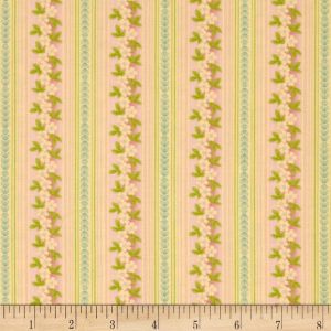 Glorious Garden Hampton Stripe in Coral